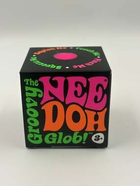 NeeDoh The Groovy Glob Squishy Stress Ball Fidget Toy Schylling Pink NIB
